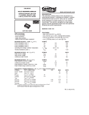 CMLM0585 Datasheet PDF Central Semiconductor