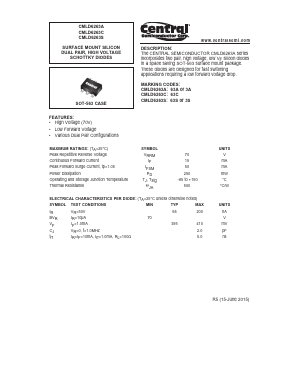 CMLD6263C Datasheet PDF Central Semiconductor