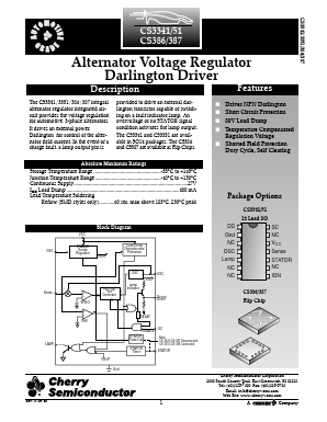 CS3351YDR14 Datasheet PDF Cherry semiconductor