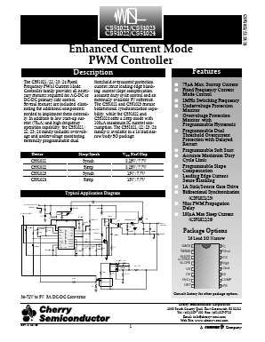 CS51024EDR16 Datasheet PDF Cherry semiconductor