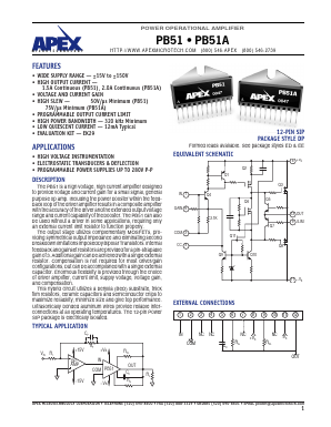 PB51A Datasheet PDF Cirrus Logic