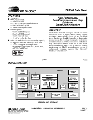 EP7309-ER-C Datasheet PDF Cirrus Logic