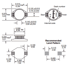 DO3316P-103_L_ Datasheet PDF Coilcraft Inc