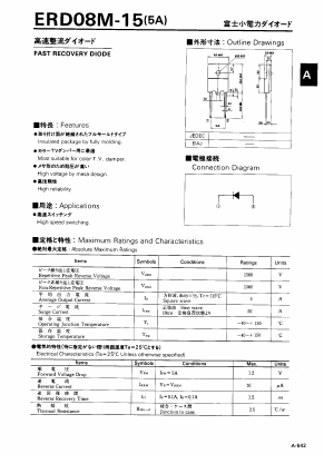 ERD08M-15 Datasheet PDF Collmer Semiconductor