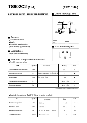 TS902C2 Datasheet PDF Collmer Semiconductor