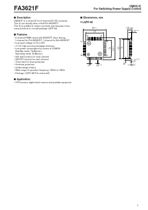 FA3621F Datasheet PDF Collmer Semiconductor