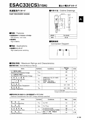 ESAC33CS-02 Datasheet PDF Collmer Semiconductor