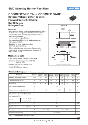 CDBMH330-HF Datasheet PDF ComChip