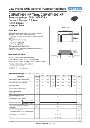 CGRMT4001-HF Datasheet PDF ComChip