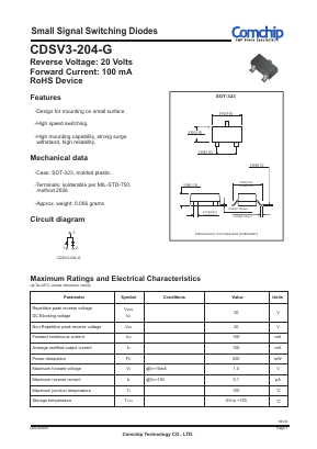 CDSV3-204-G Datasheet PDF ComChip