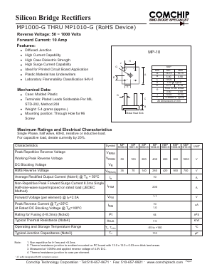 MP1008-G Datasheet PDF ComChip
