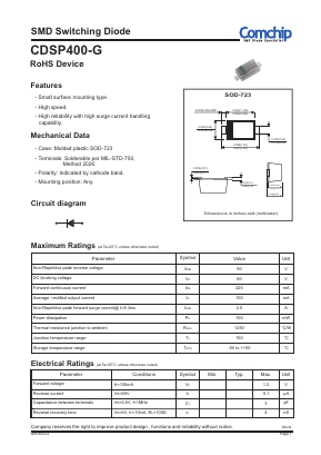 CDSP400-G Datasheet PDF ComChip