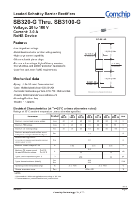 SB345B-G Datasheet PDF ComChip