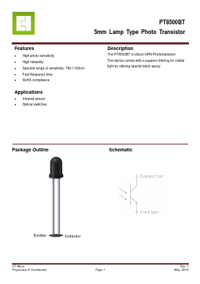 PT8500BT Datasheet PDF ComChip