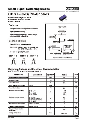 CDST-99-G Datasheet PDF ComChip
