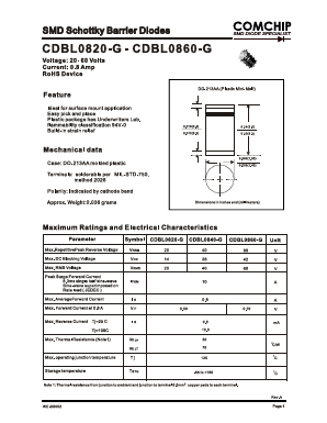 CDBL0840-G Datasheet PDF ComChip