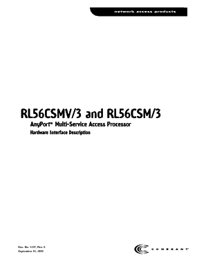 RL56CSM-3 Datasheet PDF Conexant Systems