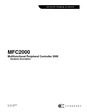 MFC2000 Datasheet PDF Conexant Systems