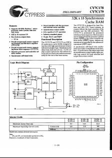 CY7C178-10NC Datasheet PDF Cypress Semiconductor