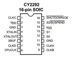 CY2292SC-984T Datasheet PDF Cypress Semiconductor