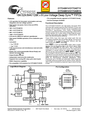 7C4261V-15 Datasheet PDF Cypress Semiconductor