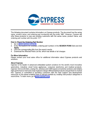 MB90F351ESPMC Datasheet PDF Cypress Semiconductor