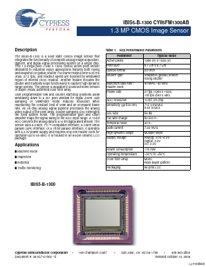 CYII5FM1300AB-QDC Datasheet PDF Cypress Semiconductor