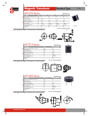 MT1210 Datasheet PDF DB Lectro Inc