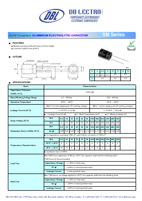 SM2A220LC Datasheet PDF DB Lectro Inc
