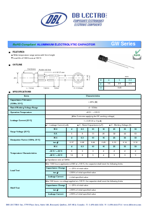 GW1A220LT Datasheet PDF DB Lectro Inc