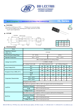 HL2A220MC Datasheet PDF DB Lectro Inc