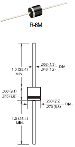 6A05M Datasheet PDF DC COMPONENTS