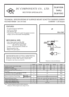 DLM103B Datasheet PDF DC COMPONENTS