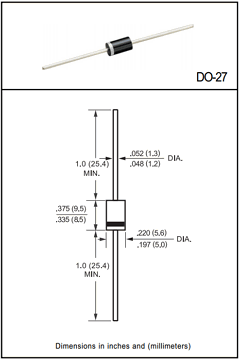 1N5400 Datasheet PDF DC COMPONENTS