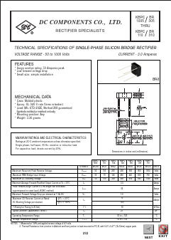 BR34 Datasheet PDF DC COMPONENTS