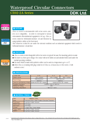 CE02-2A24-29PXS-D Datasheet PDF DDK Ltd.