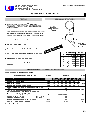 BAR3510D Datasheet PDF DIOTEC Electronics Corporation
