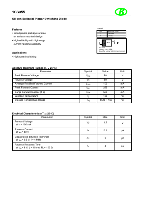 1SS355 Datasheet PDF Nanjing International Group Co