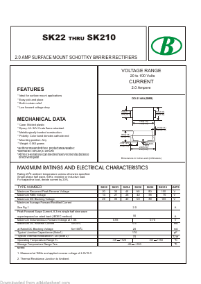 SK26 Datasheet PDF Nanjing International Group Co