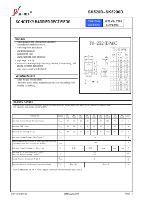 SK5100D Datasheet PDF DIYI Electronic Technology Co., Ltd.