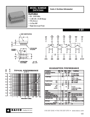 DAT41944 Datasheet PDF DAICO Industries