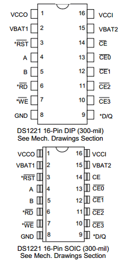 DS1221 Datasheet PDF Dallas Semiconductor -> Maxim Integrated