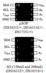 DS1731U Datasheet PDF Dallas Semiconductor -> Maxim Integrated
