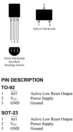DS1810X-10/TR Datasheet PDF Dallas Semiconductor -> Maxim Integrated