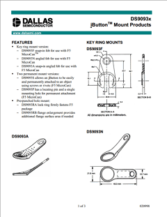 DS9093A Datasheet PDF Dallas Semiconductor -> Maxim Integrated