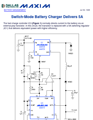 MAX713 Datasheet PDF Dallas Semiconductor -> Maxim Integrated