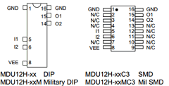 MDU12H-15C3 Datasheet PDF Data Delay Devices