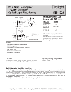 515-1029 Datasheet PDF Dialight Corporation