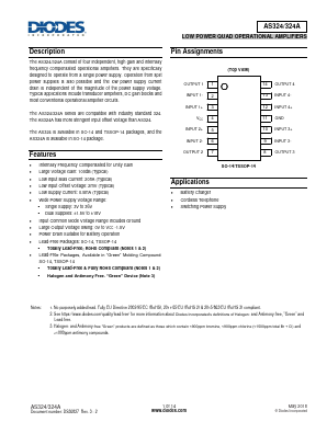 AS324 Datasheet PDF Diodes Incorporated.