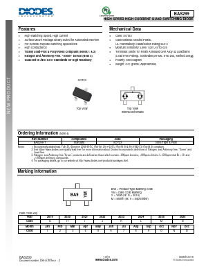 BAS299 Datasheet PDF Diodes Incorporated.